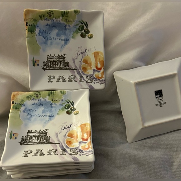 (4) 222 Fifth “Paris Travels” PTS International. 5.25” - Picture 5 of 8